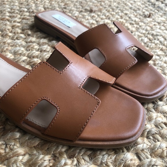 Steve Madden Hadyn Leather Slide Sandal. Size 8 - Picture 3 of 14